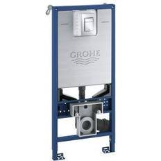 Rapid Slx Blue Wall-Mounted Toilet Dual-Flush Cistern Frame Set