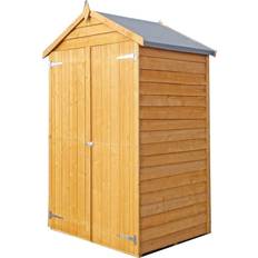 Shire Sheds Shire Overlap Windowless Shed 4x3 with Shelves (Building Area )