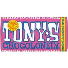 Raspberry Confectionery & Biscuits Tony's Chocolonely White Raspberry Bar Popping Candy 180g