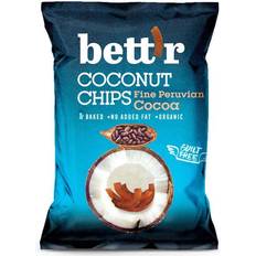 Snacks Bett’r Kokoschips med fin peruvian kakao 40