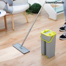 Gulvmoppe med dobbeltvirkende spand Klirimop