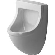 Orinales Duravit Urinal Starck 3, Zulauf von hinten, absaugend, ohne Deckel, weiss