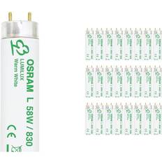 Osram Fordelspakke 25x T8 Lumilux 58W 830 varm hvid 150cm