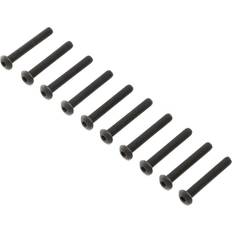 Losi Button Head Screws, Steel, Black