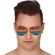 Accesorios de Foto, Sombreros de Fiesta y Bandas Fiestas Guirca Gafas de Aviador Multicolor Universal Adult