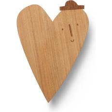 Ferm Living Væglamper Børneværelse Ferm Living Heart Oiled Oak Væglampe