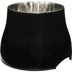 Dogit Elevated Black Dish Large