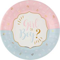 Santex Engangstallerkner Santex Paptallerkener Girl or Boy 10-stk