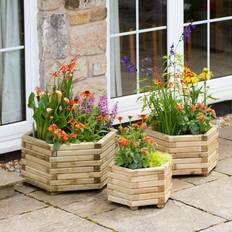 Zest Zest4Leisure Marford Hexagonal Garden Planter