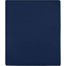 Blauw Beddengoed vidaXL Hoeslaken Jersey 140x200 cm Katoen Marineblauw