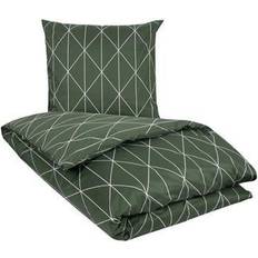 Borg Design Sengetøj Borg Design Bomuldssatin sengetøj Dynebetræk Grøn (210x150cm)