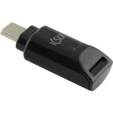 Micro sd til usb c Ksix "Micro SD till USB-C Adapter Svart"