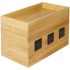 Bamboo Storage Boxes LogiLink Cable Organiser Storage Box