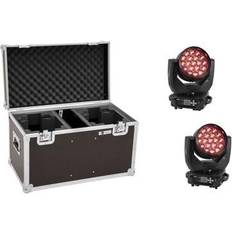 Head x4 EUROLITE Set 2x LED TMH-X4 Moving-Head Wash Zoom Case