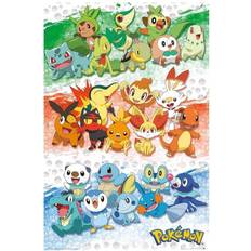 Pokemon Affisch First Partners 144