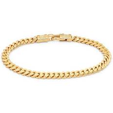 Naturale Bracciali Curb Bracelet Gold Gold, Unisex, Equipo, otros accesorios, 6,5"