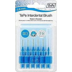 TePe Interdentalbürsten TePe Pack of 6 Blister Interdental Brushes Blue 0.6mm