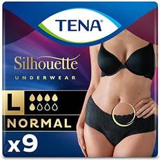 Protecciones para la incontinencia TENA Silhouette Cintura Baja Negra Talla L