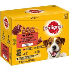 Pedigree Hundefutter Haustiere Pedigree 12x100g Adult Menuboks gelé