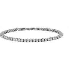 Astrid & agnes glimra Astrid & Agnes Glimra 3mm Armbånd Stål/Krystal