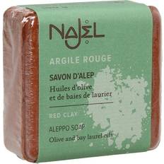 Clay bar NAJEL Aleppo bar soap with Red Clay