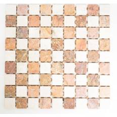 HUH Mosaik natursten MOS 32/1513 R 30,5x30,5 beige/brun