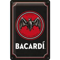 Plåtskylt Plåtskylt NOSTALGIC ART Bacardi Logo Prydnadsfigur