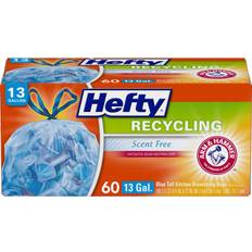 Trash bags Hefty Recycling Blue Tall Kitchen Drawstring Trash Bags