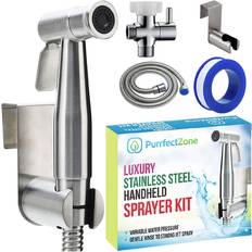 Dry Toilets Purrfectzone Bidet Sprayer for Toilet Handheld Sprayer Kit- Easy to Install, Great Hygiene with Less Money Spentâ¦ outofstock