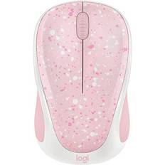 Pink Standard Mice Logitech M317 Wireless Mouse Rose Splash