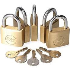 Edm Padlock 40 x 23 mm 5 Units