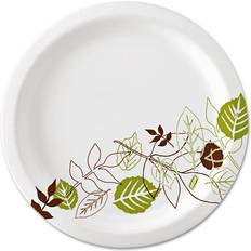 Red Disposable Plates Dixie Georgia-Pacific SXP10PATH 10" Round Disposable Plate, Paper, White