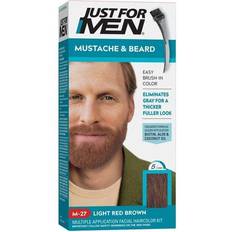 Shaving Accessories Just For Men Mustache and Beard Coloring Gray Hair M-27 Light Red Brown