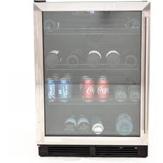 Beverage cooler fridge 24 in. 133-Can Cooler Silver