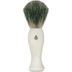 eShave Long Shave Brush Plastic Handle White