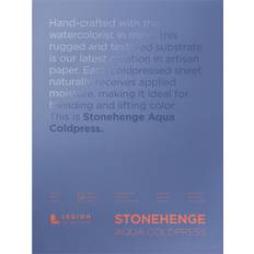 White 140lb Stonehenge Aqua Block Cold Press Pad 18 inches X24 inches 15 Sheets/Pkg