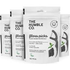 Humble floss picks The Humble Co. Plant Based Floss Picks|Charcoal Eco-Friendly, Vegan Everyday