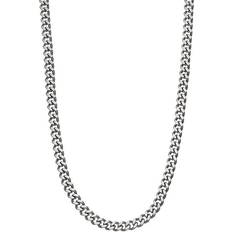 Curb Chain Necklace - Silver