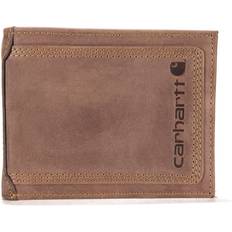 Wallets & Key Holders Carhartt Leather Brown Detroit Passcase Wallet