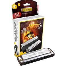 Wind Instruments Hohner Hot Metal Harmonica A