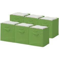 Groen Manden Sorbus Set of 6 Foldable Storage Cube Basket Bin