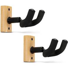 Wall Mounts Proline Solid Wood Guitar Hanger Natural, 2-Pack