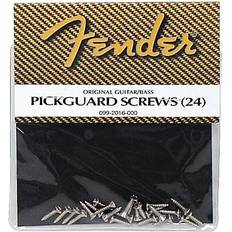 Cheap Picks Fender Pickguard Control Plate Mounting Screws, Chrome (Pack of 24)