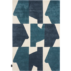 Asplund Ally Blå, Vit 160x240cm