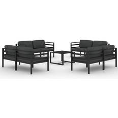 Aluminium Lounge-Sets vidaXL 3107830 Lounge-Set, 1 Tisch einschl. 8 Sofas