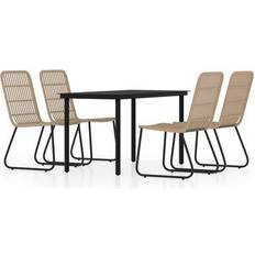 vidaXL 3099163 Essgruppe, 1 Tisch einschl. 4 Stühle