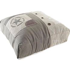 Dkd Home Decor Star Aluminium Vintage Coussin de Décoration Complet Marron, Beige (50x50cm)