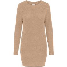 Beige - Strickkleider Noisy May Short Knitted Dress