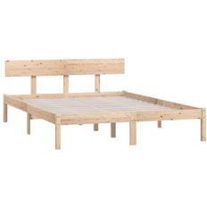 vidaXL Bed Frame Solid Pine 70cm Sängram 150x200cm