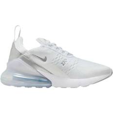 Nike Air Max 270 - Women Shoes Nike Air Max 270 W - White/Pure Platinum/Metallic Platinum